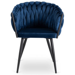 Стул Mebel Elite Elena (Blue/Black) Thumb