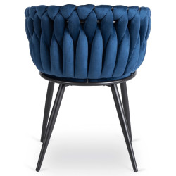 Стул Mebel Elite Elena (Blue/Black) Thumb