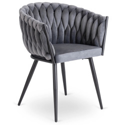 Scaun Mebel Elite Elena (Grey/Black) Thumb