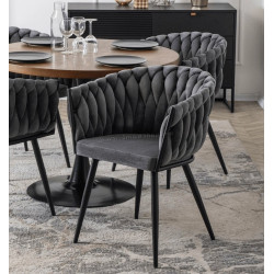 Scaun Mebel Elite Elena (Grey/Black)