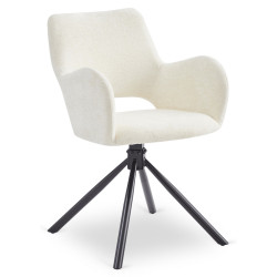 Стул Mebel Elite Flav (Cream/Black) Thumb