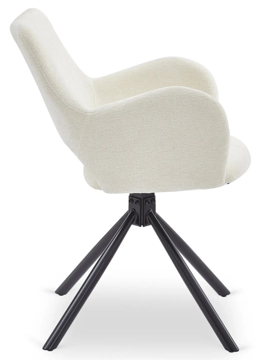 Стул Mebel Elite Flav (Cream/Black)