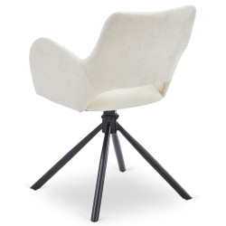 Стул Mebel Elite Flav (Cream/Black) Thumb