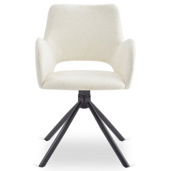 Стул Mebel Elite Flav (Cream/Black) Thumb