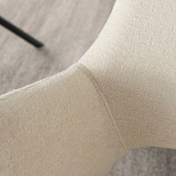 Стул Mebel Elite Flav (Cream/Black) Thumb