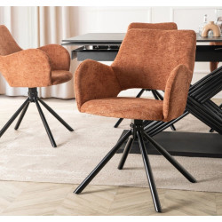 Стул Mebel Elite Flav (Orange/Black)