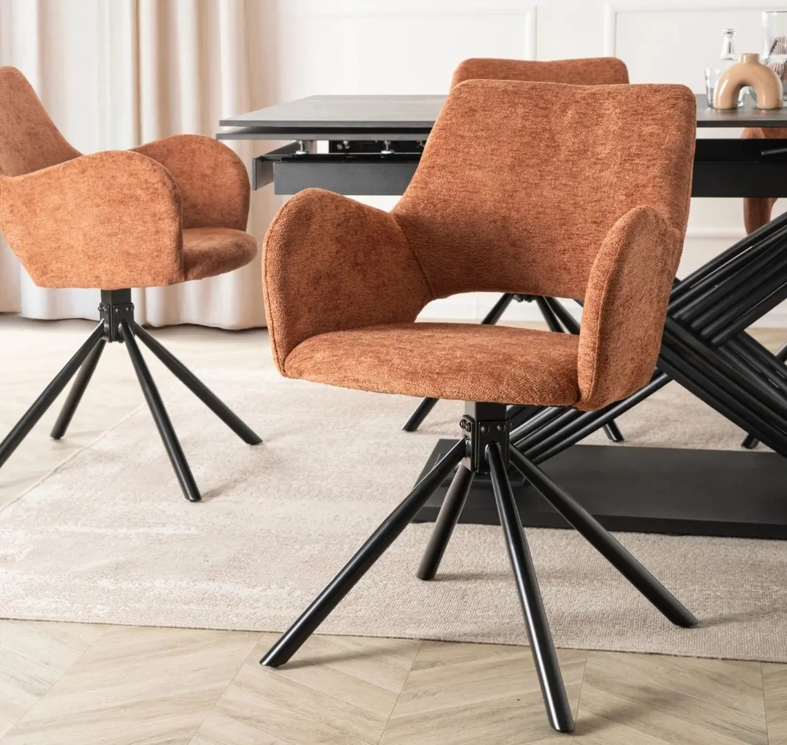 Стул Mebel Elite Flav (Orange/Black)