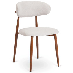 Scaun Mebel Elite Flavio (Grey/Walnut) Thumb