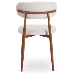 Scaun Mebel Elite Flavio (Grey/Walnut) Thumb