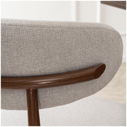 Scaun Mebel Elite Flavio (Grey/Walnut) Thumb