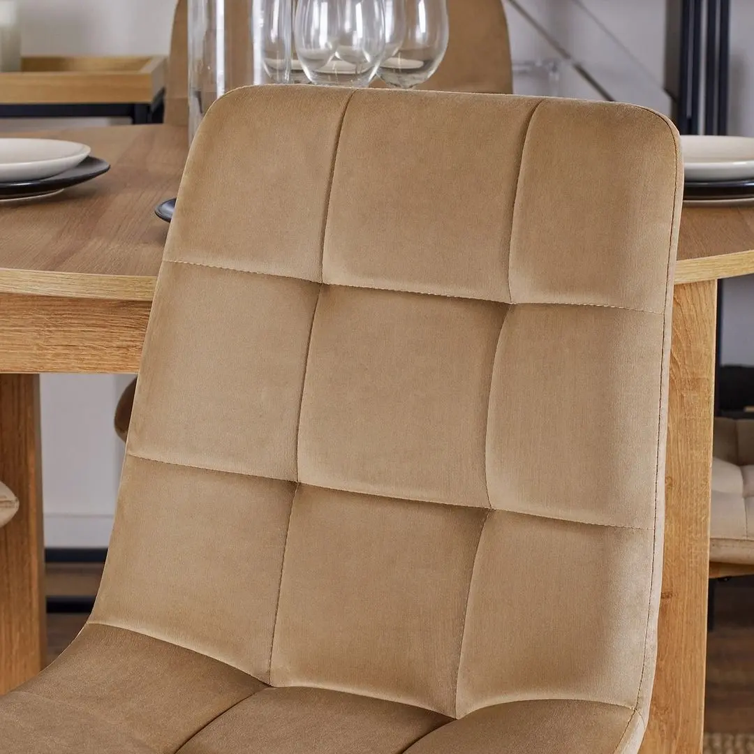 Scaun Mebel Elite Fredy (Beige/Natural Oak)