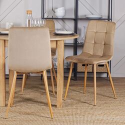 Scaun Mebel Elite Fredy (Beige/Natural Oak) Thumb