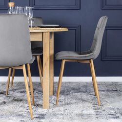 Scaun Mebel Elite Fredy (Grey/Natural Oak) Thumb