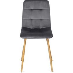 Scaun Mebel Elite Fredy (Grey/Natural Oak) Thumb