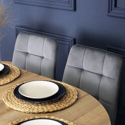 Scaun Mebel Elite Fredy (Grey/Natural Oak) Thumb