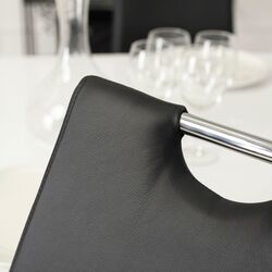 Scaun Mebel Elite Gamis (Black/Chrome) Thumb