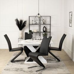 Scaun Mebel Elite Gamis (Black/Chrome) Thumb