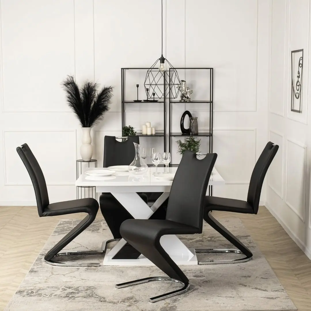 Scaun Mebel Elite Gamis (Black/Chrome) - 13