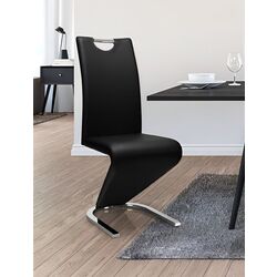 Scaun Mebel Elite Gamis (Black/Chrome) Thumb