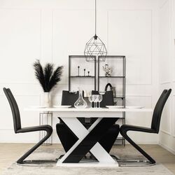 Scaun Mebel Elite Gamis (Black/Chrome) Thumb