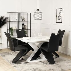 Scaun Mebel Elite Gamis (Black/Chrome) Thumb