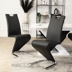 Scaun Mebel Elite Gamis (Black/Chrome) Thumb