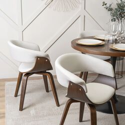 Стул Mebel Elite Gary (Beige/Walnut) Thumb