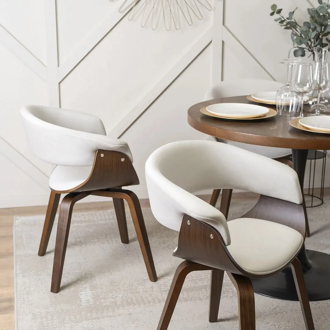 Стул Mebel Elite Gary (Beige/Walnut) - 11