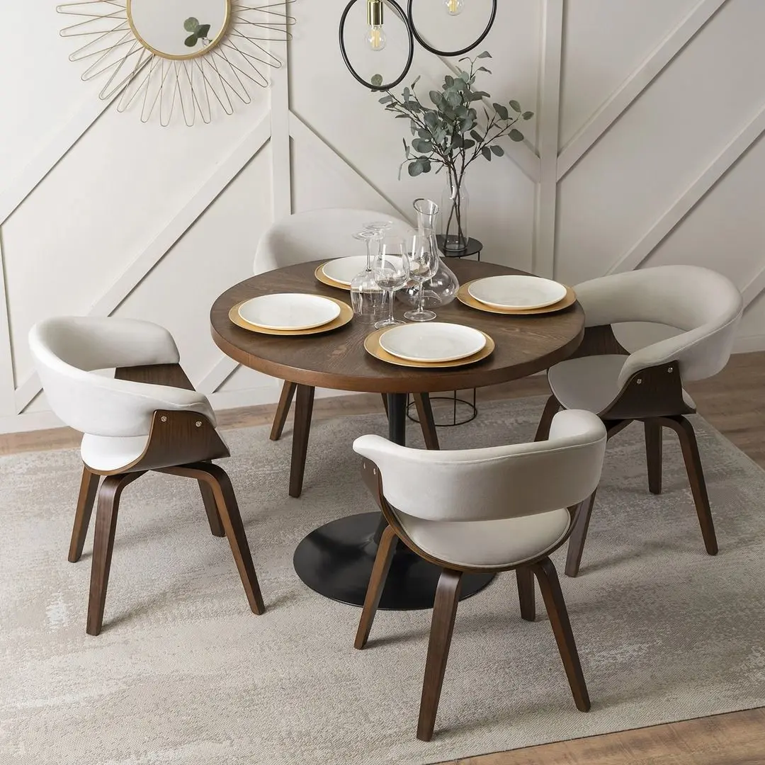 Стул Mebel Elite Gary (Beige/Walnut) - 13