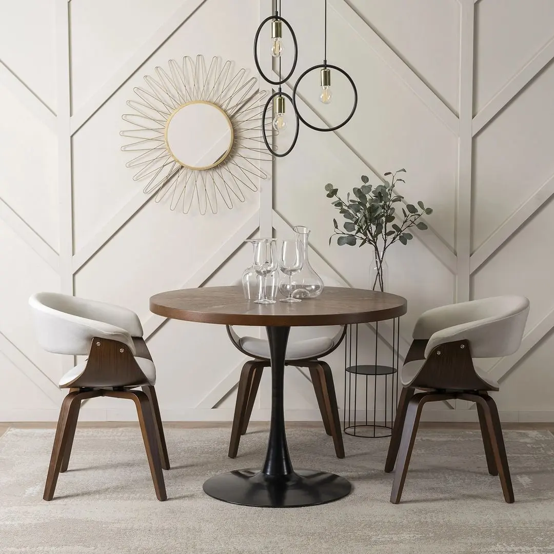 Стул Mebel Elite Gary (Beige/Walnut) - 14