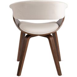 Стул Mebel Elite Gary (Beige/Walnut) Thumb