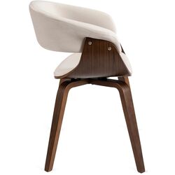Стул Mebel Elite Gary (Beige/Walnut) Thumb