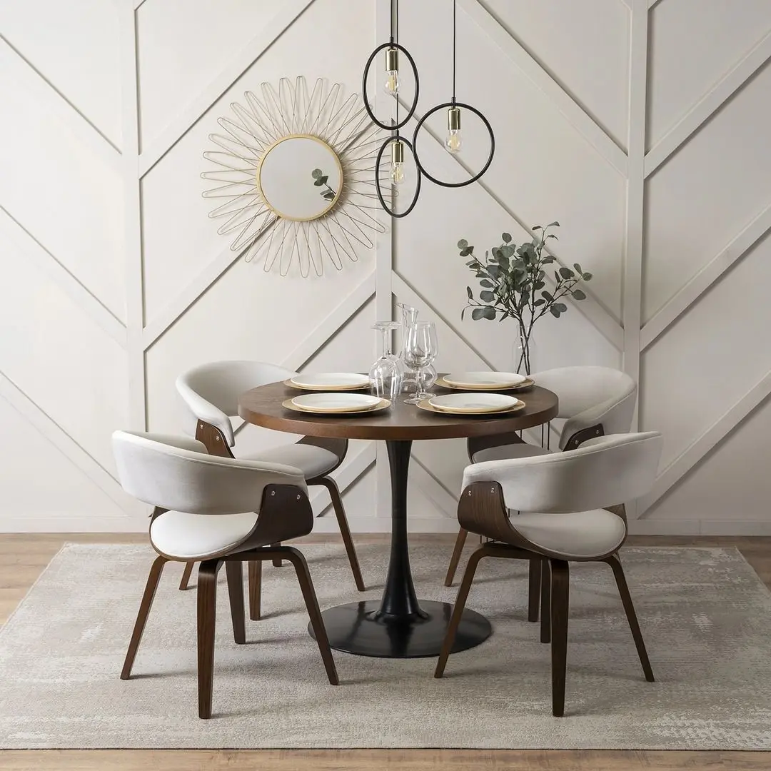 Стул Mebel Elite Gary (Beige/Walnut) - 8