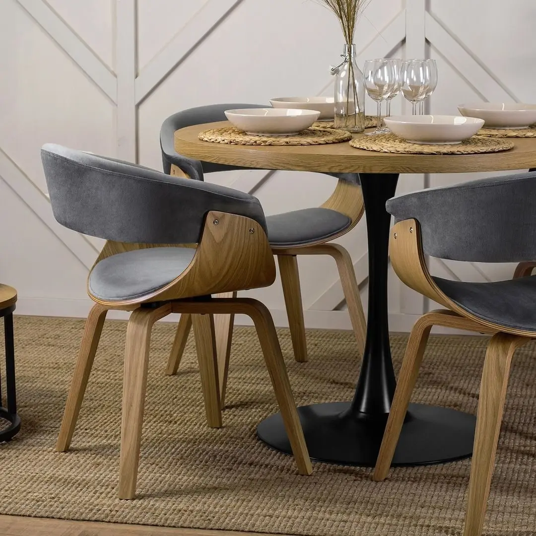 Стул Mebel Elite Gary (Grey/Craft Oak Golden) - 11