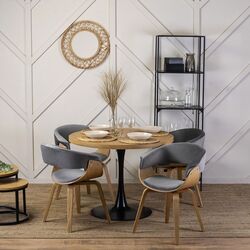 Стул Mebel Elite Gary (Grey/Craft Oak Golden) Thumb