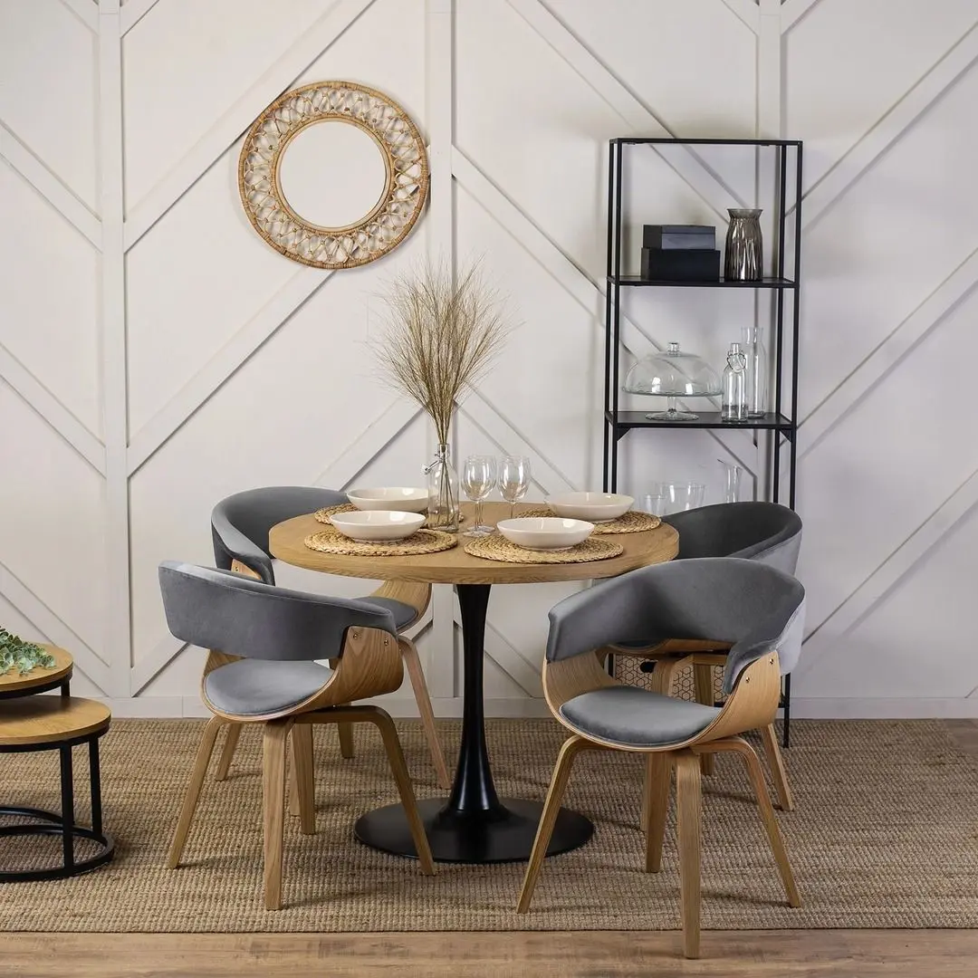 Стул Mebel Elite Gary (Grey/Craft Oak Golden) - 8