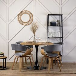 Стул Mebel Elite Gary (Grey/Craft Oak Golden) Thumb