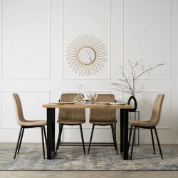 Scaun Mebel Elite Ibis (Beige/Black) Thumb