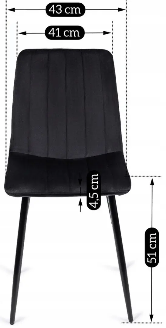 Scaun Mebel Elite Ibis (Black)