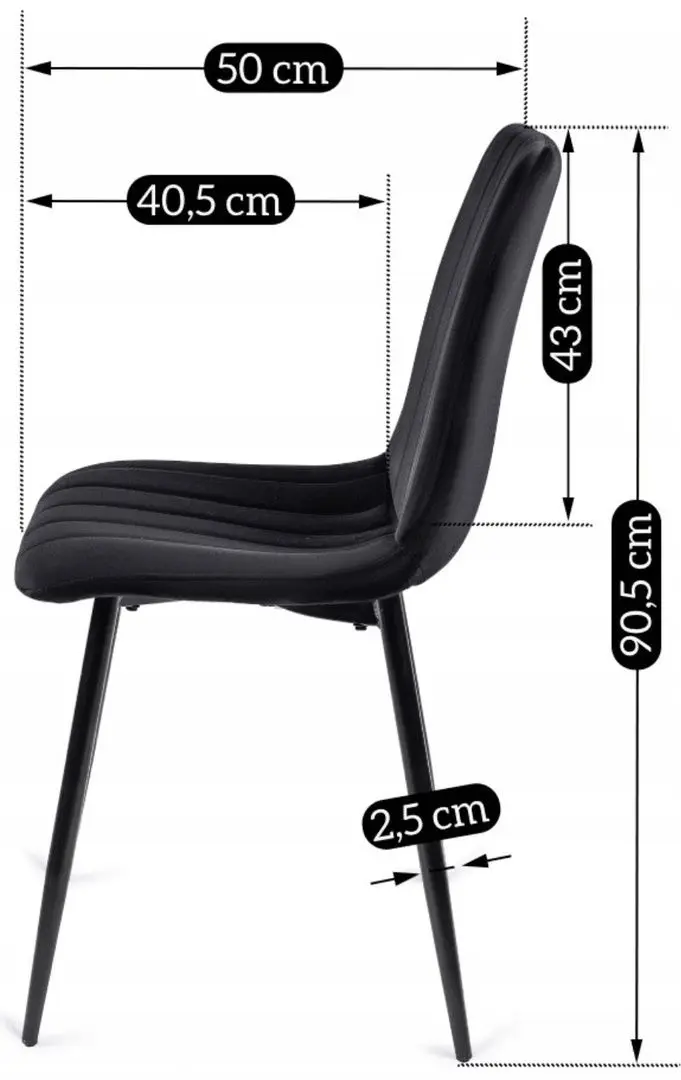 Scaun Mebel Elite Ibis (Black)