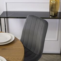 Scaun Mebel Elite Ibis (Grey/Black) Thumb