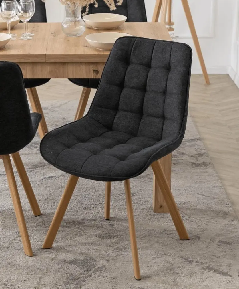 Стул Mebel Elite Kathy (Black/Oak)