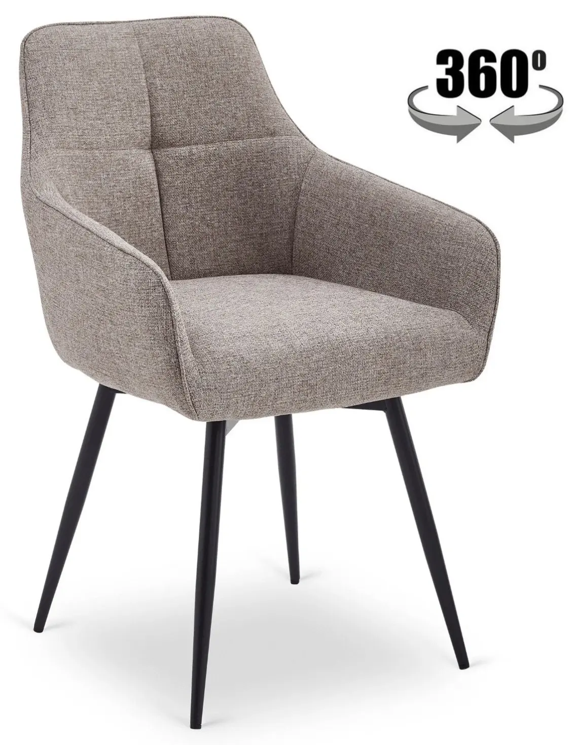 Стул Mebel Elite Larisa (Cappuccino/Black) - 2