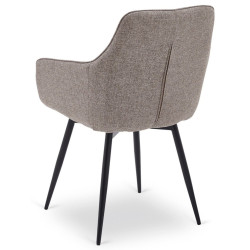 Стул Mebel Elite Larisa (Cappuccino/Black) Thumb