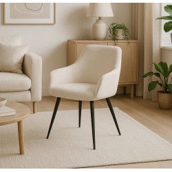 Стул Mebel Elite Larisa (Cream/Black)