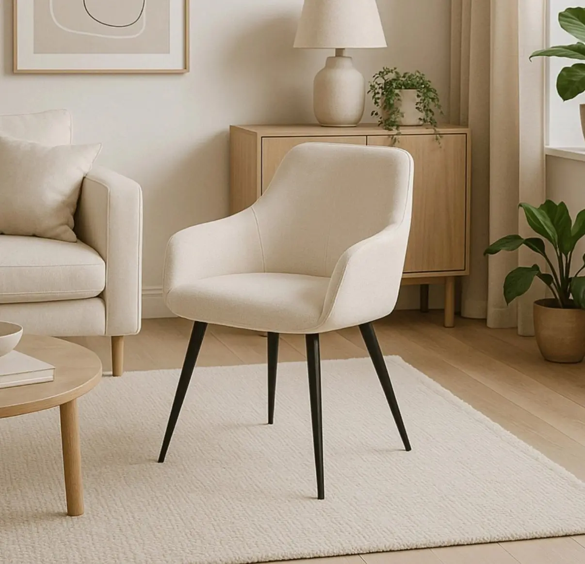 Стул Mebel Elite Larisa (Cream/Black)