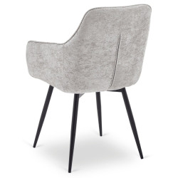 Стул Mebel Elite Larisa (Grey/Black) Thumb