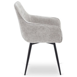 Стул Mebel Elite Larisa (Grey/Black) Thumb