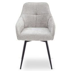 Стул Mebel Elite Larisa (Grey/Black) Thumb