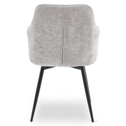 Стул Mebel Elite Larisa (Grey/Black) Thumb